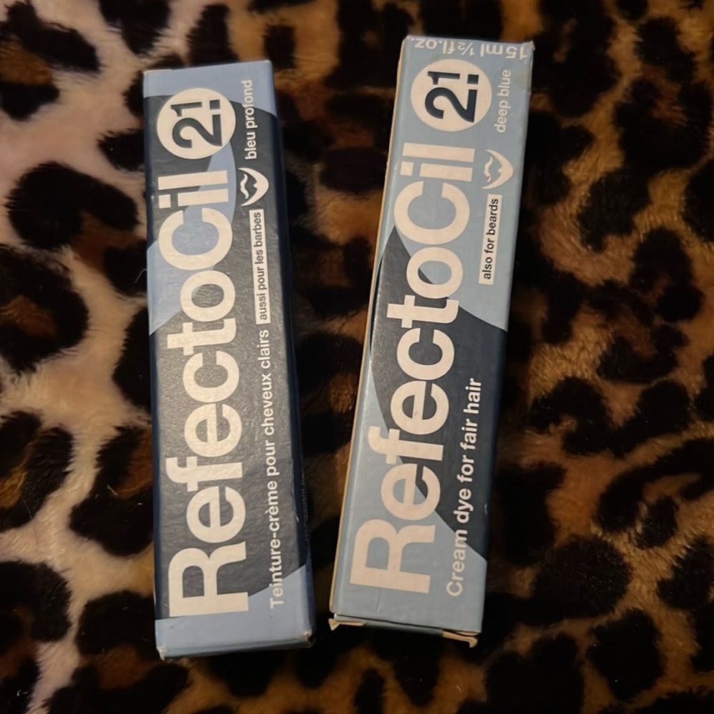 RefectoCil deep blue eyebrow and lash tint